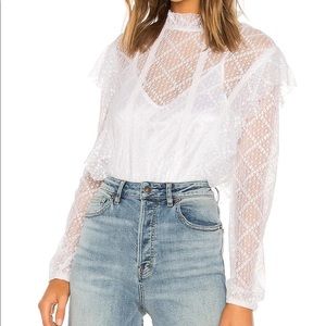 Free People Lace Bodysuit